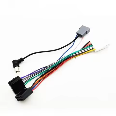 Car Radio Wiring Harness 20P Head Unit ISO Connector Antenna Plug Cable Adapter for Nissan Qashqai J