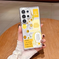 samsung s25 ultra casing samsung galaxy s25 ultra casing S22Ultra Small Fresh S23 Transparent Protec