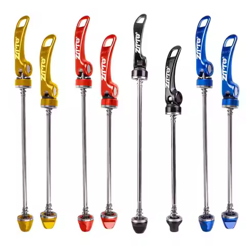 Bicycle Wheel Hub Skewers Front Rear QR Quick Release Skewers MB Road Bike Clip Lever Axle 157/210mm