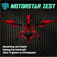 Zest decals sticker, Laminated