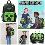 Smiggle MINECRAFT Begpack Beg Sekolah Kanak-kanak Wallet Bottle