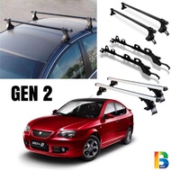 Proton GEN2 Roof Rack Carrier Bar Bracket Universal Car Roof Rack Luggage Box Axia Kereta pasar malam Roofrack Camping