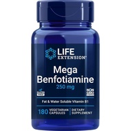 Life Extension Mega Phenoxylamine, 250mg, 180 Vegetable Bottle Caps Containing Sulfurine-Vitamin B1 