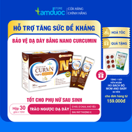 CURMIN NANO BÌNH VỊ Gel Tâm Dược giảm ợ hơi ợ chua đau rát thượng vị trào ngược dạ dày (hộp 30 gói)