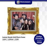Monalisa Large Frame 16R 24R | Wooden Classic Vintage Gold Frame | Graduation & Family Photo Frame