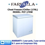 FARFALLA - 170L CHEST FREEZER/CHILLER, FCF-170W