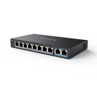 REOLINK RLA-PS1 สวิตช์ PoE 8 ช่อง + Gigabit 2 ช่อง | สำหรับกล้องและ NVR Reolink | เคสโลหะ