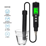 Water Oxygen Level Measuring Tool Dissolved Oxygen Analyzer DO Tester Oxygen Water Quality Meter DO9