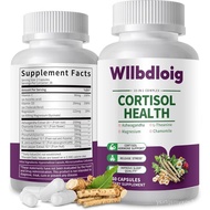 Cortisol Supplements for Women Men, High Cortisol Reducer Health, Detox Cortisol Manager for Stress 