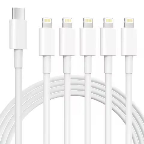 iPhone Charger 5 Pack 6FT USB C to Lightning Cable【Apple MFi CertifiediPhone 14/13/12/12 Pro Max/11