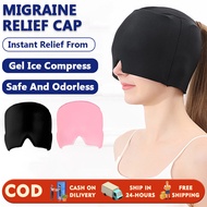 Gel Cold Headache Sleeping Eyeshade Migraine Relief Cap Gel Hot Cold Therapy for headache relief