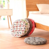 Cotton and Linen Futon Cushion Office Cushion Round Cushion Tatami Cushion Thickened Fabric Student棉麻蒲团坐垫办公室坐垫圆形坐垫榻榻米坐垫加厚布艺学生坐垫椅垫3.17