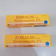 ZORALIN  ketoconazole -Salep Obat Gatal Selangkangan - Kurap - Kadas - Eksim - Kutu Air - Panu Palin