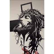 Metal painting of Jesus Christ - Decor - Wall painting - living room, worship room, bedroom, etc. me