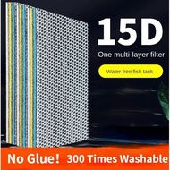 【NEW】Aquarium 15D 12D Filter Sponge Honeycomb Nest Filter Cotton 30x40cm/40x50cm