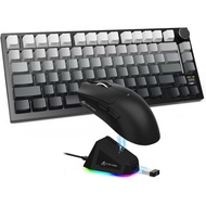ATTACK SHARK X820 X11 Wireless Gaming Keyboard Mouse Combo RGB PAW3311