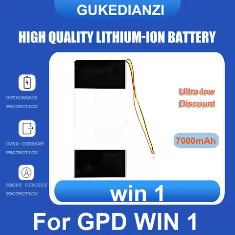 Battery For GPD WIN 1 Max 2 XD 3 4 AEC555779-3S1P Mini MicroPC Handheld Gaming Laptop GamePad Tablet