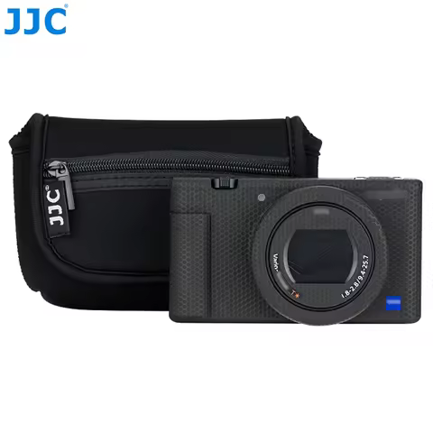 JJC Camera Bag Neoprene Soft Camera Pouch Case for Sony ZV-1 RX100 Ricoh GR IV GRIV GR4 GR3x HDF GR3