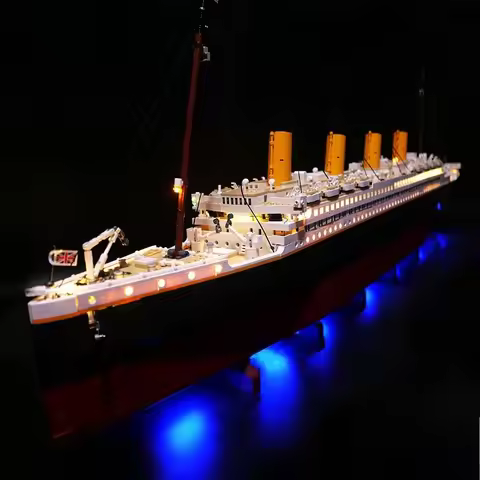 LED Lighting Set Suitable for LEGO Titanic 10294 Building Blocks Lamp Toys(Not Include Model Bricks)