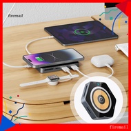 [FM] Docking Station with Magnetic Design Versatile Docking Station with Multiple Charging Options 6-in-1 Usb Hub Docking Station with Wireless for Phone for Southeast