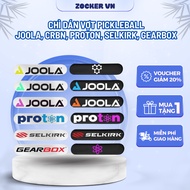 JOOLA, CRBN, PROTON, SELKIRK, GEARBOX Pickleball Racket Stickers – Balanced Racket, Easy to Use