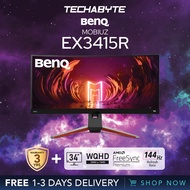 BenQ MOBIUZ EX3415R | 34" QHD | 1ms 144Hz | Ultrawide Curved Gaming Monitor