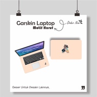 Laptop Sticker Letter Motif cute Cover Protector Notebook Skin Garskin Minimalist And Beautiful Laptop Protector Lenovo Asus Toshiba Garskin Laptop Sticker Accessories Garskin Laptop Costum Request