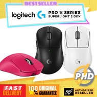 Logitech G PRO X SUPERLIGHT 2 DEX LIGHTSPEED Wireless Gaming Mouse, 60g Pro-Grade Lightweight Mouse 