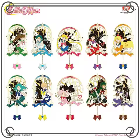 Sailor Moon Tsukino Usagi Mizuno Ami Hollowed-out Modeling Metal Bookmark Anime Periphery