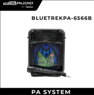 DB Audio BLUETREK PA-6566B Portable PA System Rechargeable 250 watts Speaker with LED Bluetooth