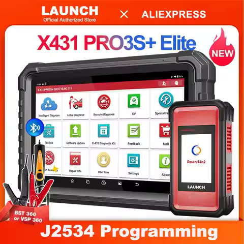 2025 New Launch X431 PRO3S+ Elite with SmartLink C Car Diagnostic Tools J2534 Programming Auto OBD2 