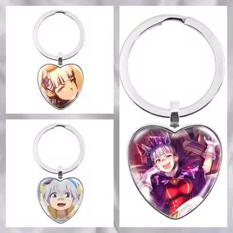 Hot Sales Anime Pretty Derby Figures Agnes Tachyon Mejiro McQueen Narita Taishin Cosplay 25mm Heart 