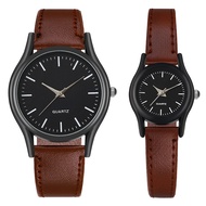 *READY STOCK AT MALAYSIA*Fashion New Couple Watch Quartz Watch Retro College Style Mens Watch Imitat