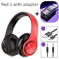 Noise Cancelling Wireless Headphones With Mic Foldable Bluetooth Headset and TV PC Tablet Bluetooth Adapter Gaming TV Music Gift