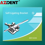 Azdent Dental Orthodontics Active Self-Ligating Brackets With Buccal Tube Mini MBT.022  Roth.022  Ho