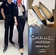 Chanel Uniform Flats