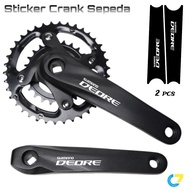Mtb Bicycle Crank Sticker - Deore Sticker