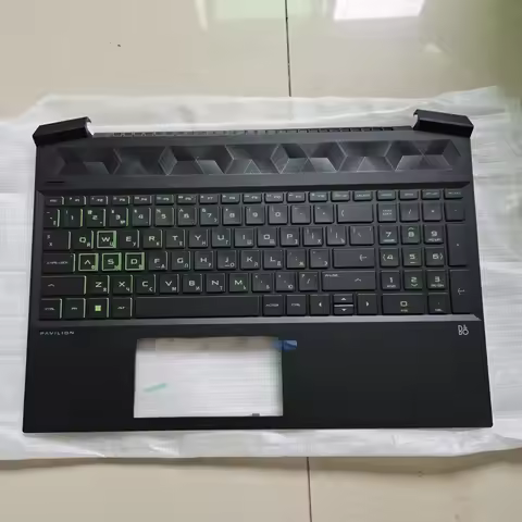 For HP Pavilion 15-EC TPN-Q229 Series Laptop Palmrest Upper Case Cover With Keyboard Kit