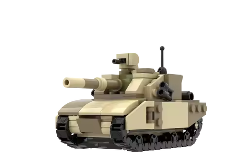 Tank Model toys M1A2 99A T72 Leopard 2A6 Leclerc Flakpanzer Gepard building block parts Kit Military