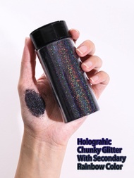 80g 2.85OZ Holographic Nail Glitter Powder Nail Glitter Powder Ultra Fine Glitter 1/128" Resin Glitt