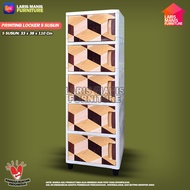 Lemari Pakaian Minimalis Swing Locker Printing Lemari Baju Mini Cabinet Plastic Akako Locker Printin