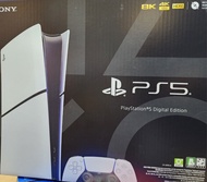 全新原裝香港行貨 Sony Ps5 Slim Digital Version 數位版 playstation 5 薄版主機 15個月保養