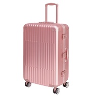 【ALAIN DELON 亞蘭德倫】25吋 絕代風華系列全鋁旅行箱(粉紅)送1個後背包#年中慶
