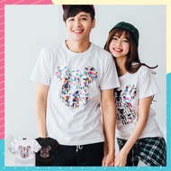Unisex Couple BFF Family T-Shirts 100% Cotton Taiwan Holographic Bearbrick Design