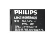 【尚敏】全新 PHILIPS 32PHH4002/96 K320WDC1 A2 (同型燈條)