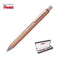 Pentel ปากกาหมึกเจล เพนเทล Energel Sterling BL407 0.7mm - ด้ามสี Pink Gold