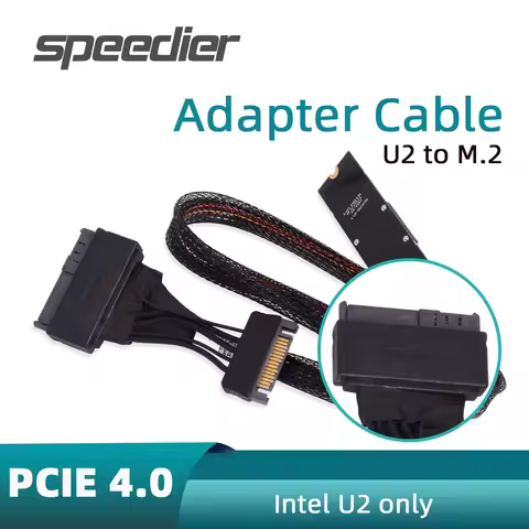 Original M.2 To U2 New NVME SSD Adapter Cable U.2 To 8639 Genuine P5800X for Intel P4510 4500 Suppor