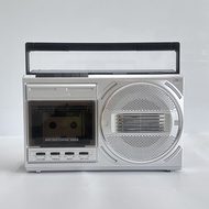Portable Tape Player FM Radio Nostalgic Vintage Retro Cassette Tape Player Include Recorder