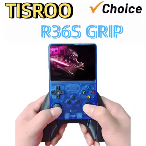 3D Grip R36S Game Controller, Tisroo 3.27inch Width, Portable and Comfortable Grip - a Fusion of Cla