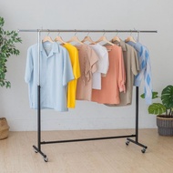 全鐵單桿移動式滑輪曬衣架 吊衣架 掛衣架 晾曬架